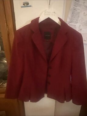 The Limited Deep Wine Red Women's Coat